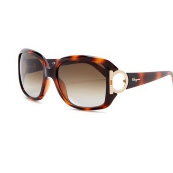 NWT Salvatore Ferragamo Tortoise Sunglasses